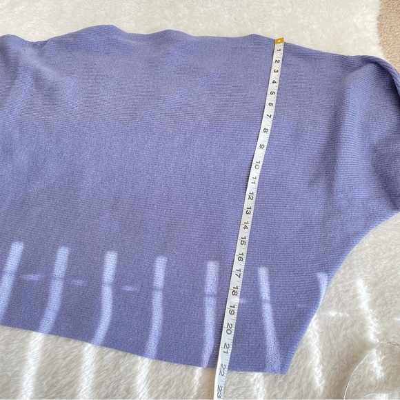 Philosophy Womens Viscose Blend Long Sleeve Poncho, Purple, Size 1X - Picture 8 of 8